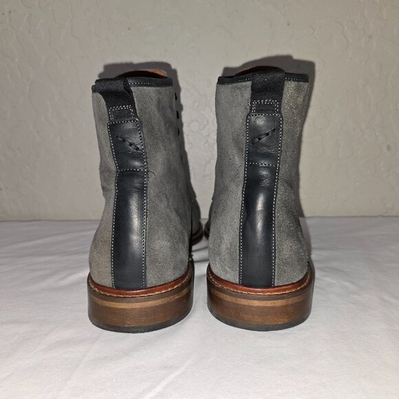 Shoe The Bear Copenhagen Curtis Men's Grey Suede Lace Up Boots Size 45 - Picture 8 of 11